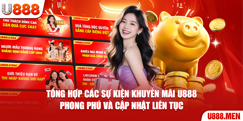 Tổng hợp các sự kiện khuyến mãi U888 phong phú và cập nhật liên tục